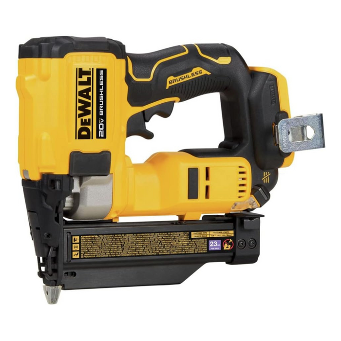 DEWALT ATOMIC Compact Series™ 20V MAX* Brushless Cordless 23 Ga. Pin Nailer (Tool Only)