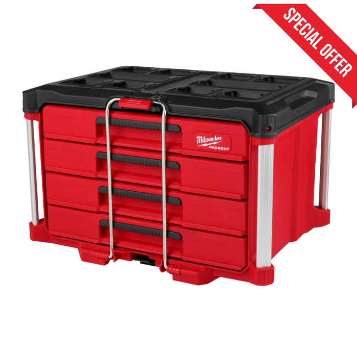 Milwaukee PACKOUT™ 4 Drawer Tool Box