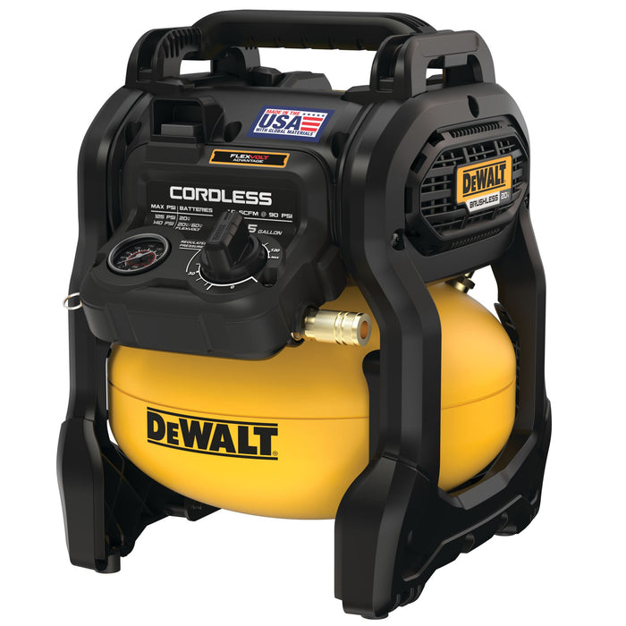 DEWALT 20V MAX* 2-1/2 Gallon. Brushless Cordless Air Compressor (Tool Only)