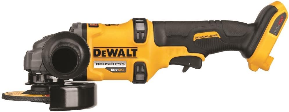 DEWALT 60V MAX* Brushless Cordless 4-1/2 in. - 6 in. Grinder with KICKBACK BREAK (Tool Only)