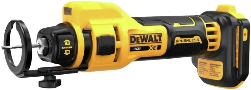 DEWALT 20V MAX* XR Brushless Drywall Cut-Out Tool (Tool Only) (DCE555B)