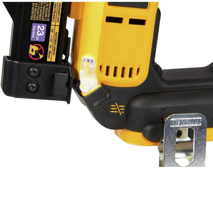 DEWALT ATOMIC Compact Series™ 20V MAX* Brushless Cordless 23 Ga. Pin Nailer (Tool Only)