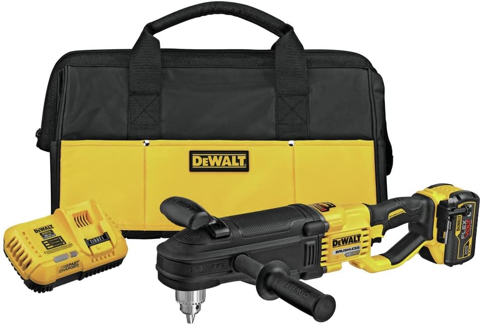 DEWALT 60V MAX* In-Line Stud and Joist Drill with E-Clutch System Kit