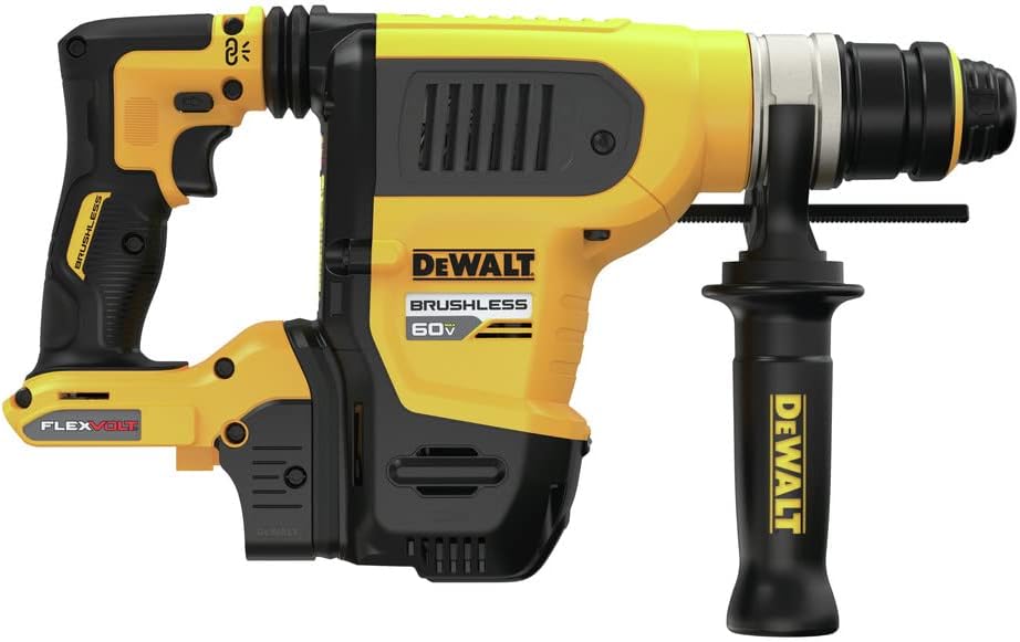 DEWALT 60V Max 1-1/4 In. Brushless Cordless Sds Plus Rotary Hammer (Tool Only)