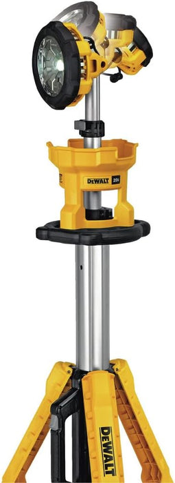 DEWALT 20V Max* Led Work Light, Tripod Base, Tool Only