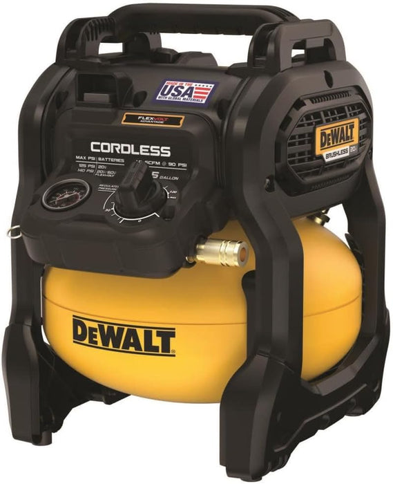 DEWALT 20V MAX* 2-1/2 Gallon. Brushless Cordless Air Compressor (Tool Only)