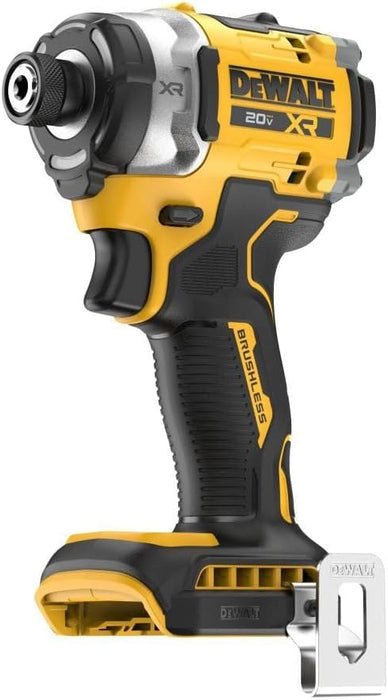 DEWALT DCF860B Cordless Impact Driver, Tool Only, 20 V, 1/4 in Drive, 4500 ipm, 3800 rpm Speed