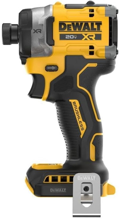 DEWALT DCF860B Cordless Impact Driver, Tool Only, 20 V, 1/4 in Drive, 4500 ipm, 3800 rpm Speed