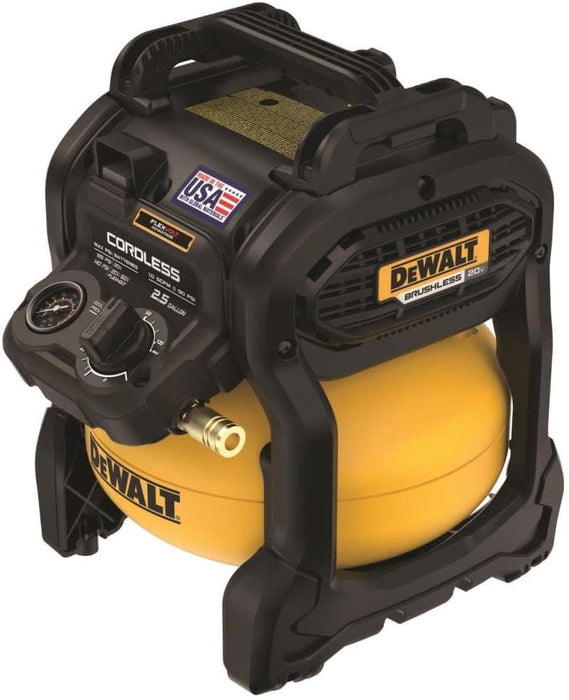 DEWALT 20V MAX* 2-1/2 Gallon. Brushless Cordless Air Compressor (Tool Only)