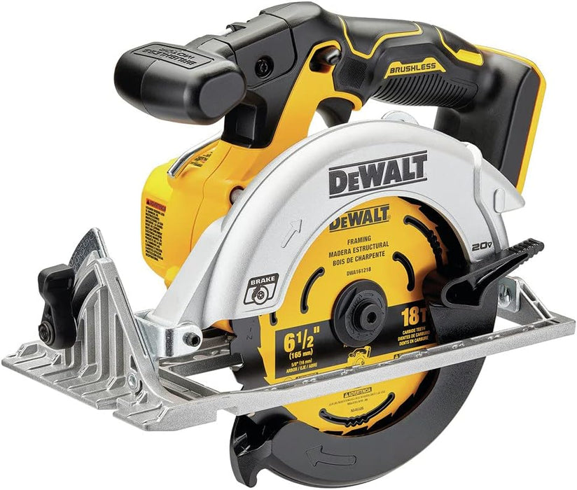 DEWALT 20V MAX* Circular Saw, 6-1/2-In. Cordless, Tool Only