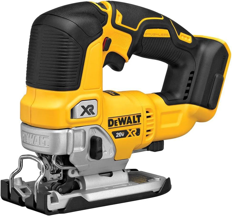 DEWALT 20V MAX XR Jig Saw, 3,200 Blade Speed, Cordless, Brushless Motor, LED Light, Bare Tool Only (DCS334B)