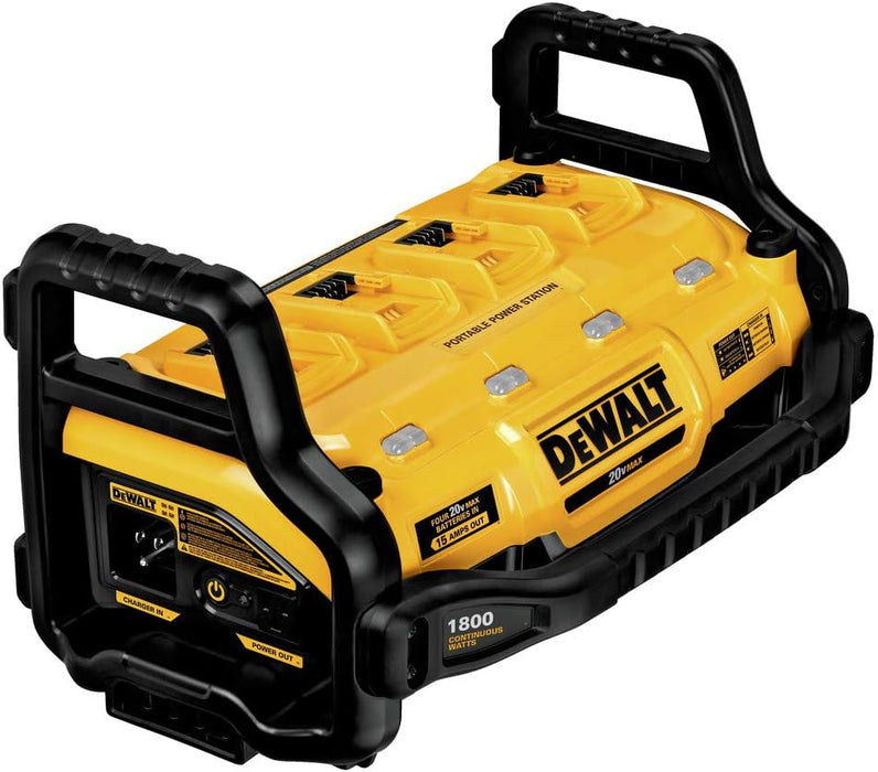 DEWALT 1800 Watt Portable Power Station and 20V/60V MAX Lithium-Ion Battery Charger