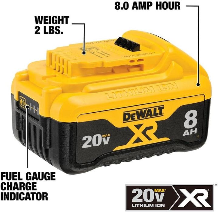 DEWALT 20V MAX* XR 8.Ah Battery