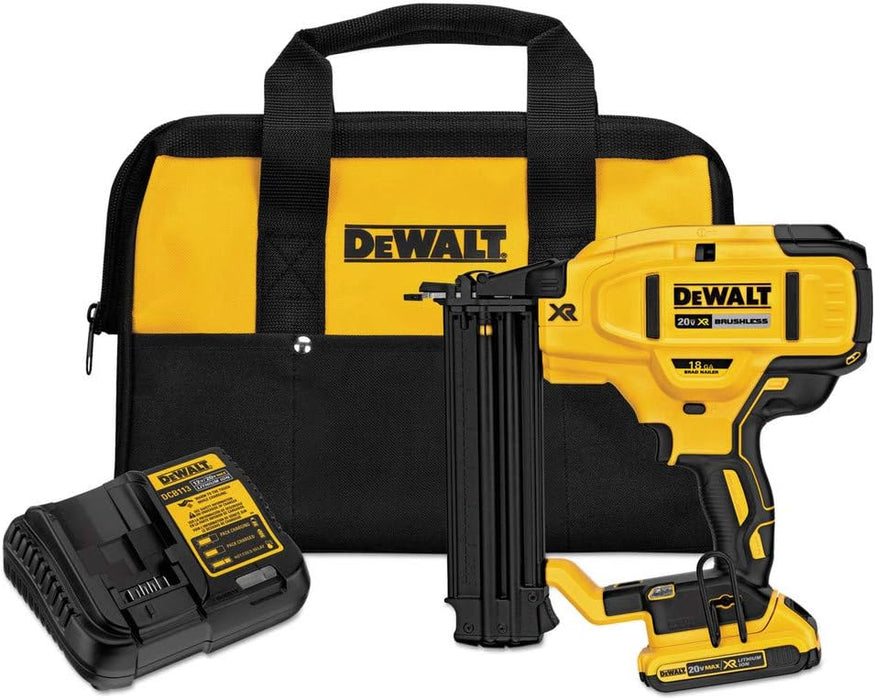 DEWALT 20V MAX* 18 Guage Brad Nailer Kit