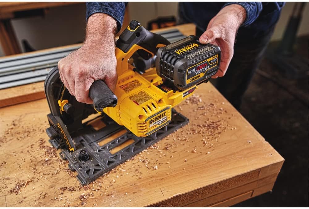 DEWALT Flexvolt 60V Max Circular Saw, 6-1/2-Inch, Cordless Tracksaw Kit