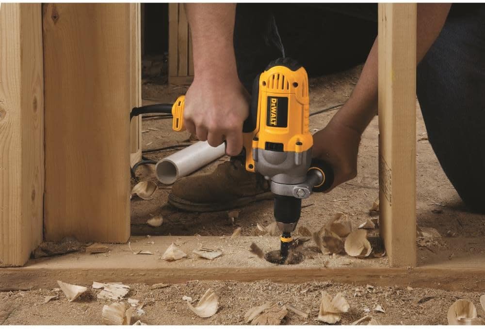 DEWALT Electric Drill, Mid Handle Grip, 1/2-Inch, 10-Amp