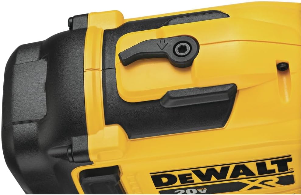 DEWALT 20V MAX Lithium-Ion 15-Degree Electric Cordless Roofing Nailer Kit with 2.0Ah Battery Charger and Bag