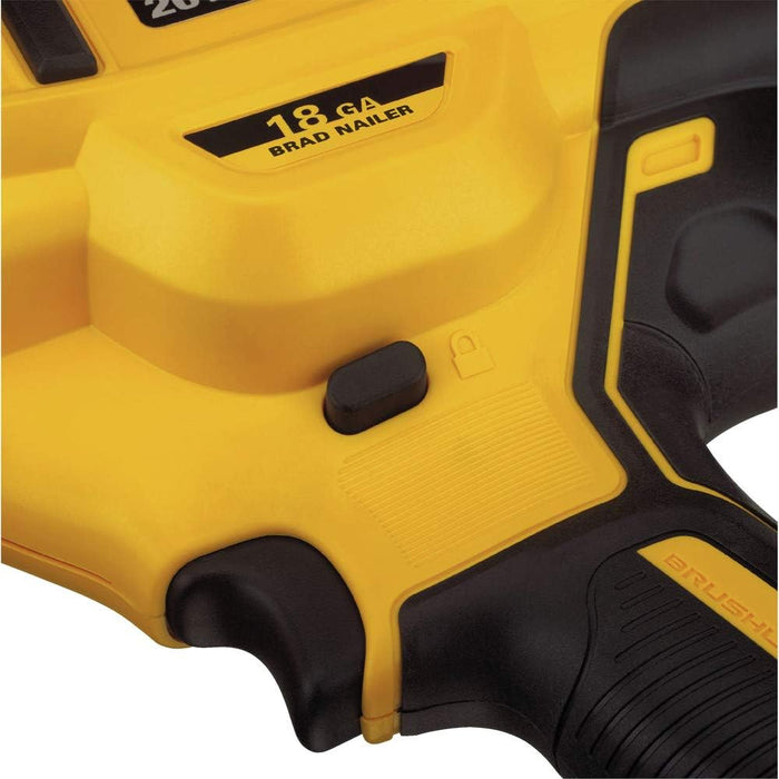 DEWALT 20V MAX* XR® 18 GA Cordless Brad Nailer (Tool Only)  DCN680B