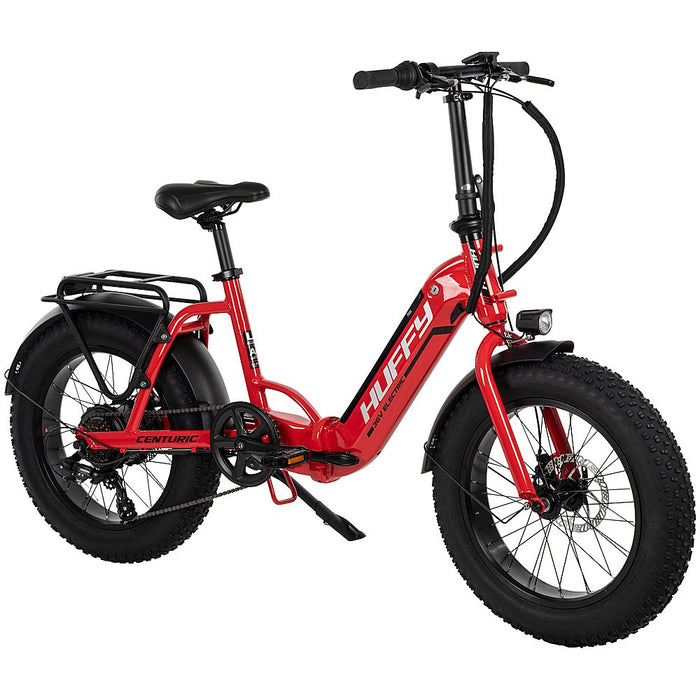 Huffy - 20-inch Centuric Folding E-Bike - Red