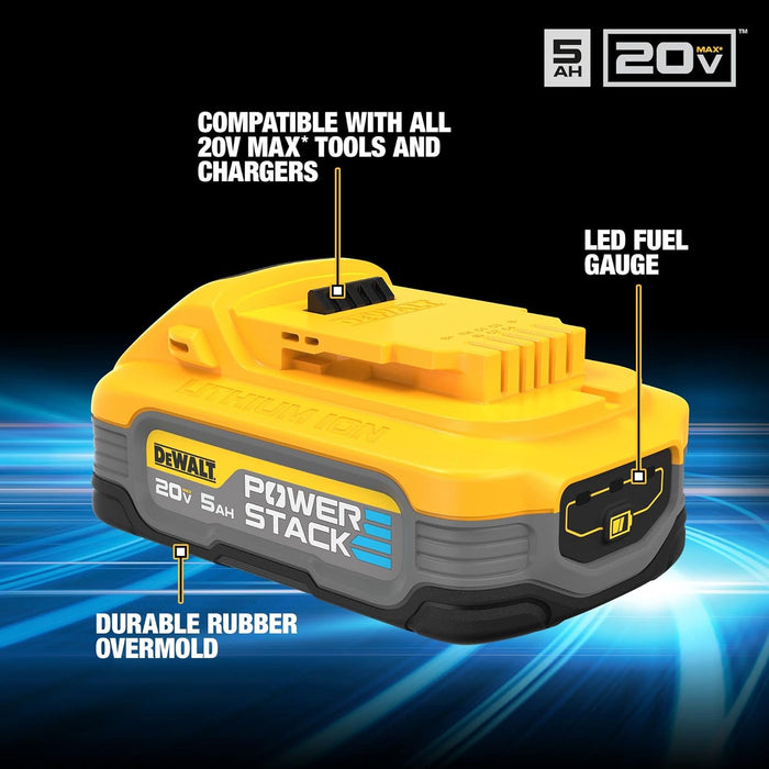 DEWALT POWERSTACK 5.0 Ah Battery