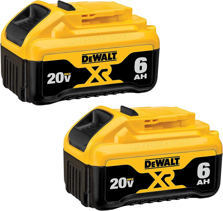 DEWALT 20V MAX* Battery, Premium 6.0Ah Double Pack