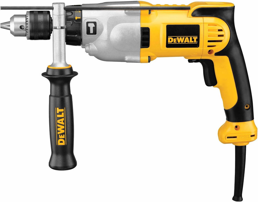 DEWALT Hammer Drill Kit, 1/2-Inch, 10-Amp, Pistol Grip ()