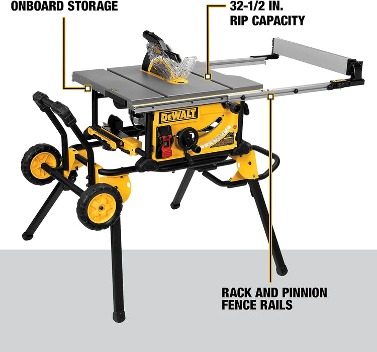 DEWALT 10-Inch Table Saw, 32-1/2-Inch Rip Capacity