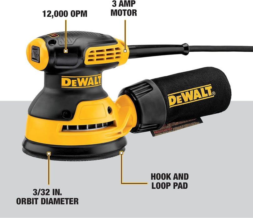 DEWALT Random Orbit Sander, 5-Inch