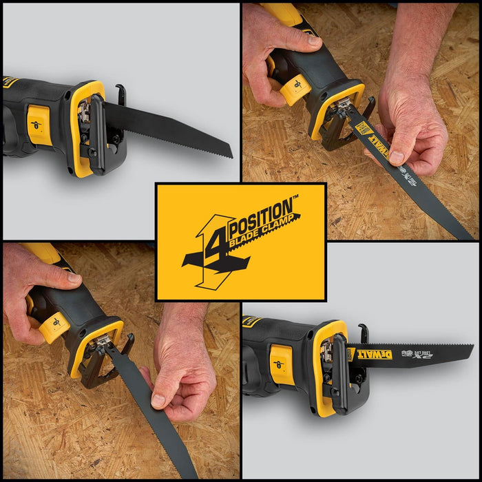 DEWALT 20V MAX XR Cordless Brushless Compact Reciprocating Saw (Tool Only)