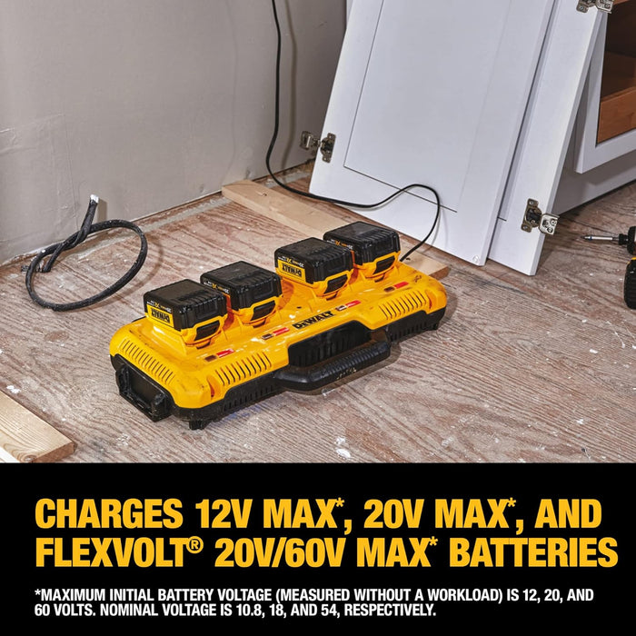 DEWALT 12V/ 20V/ 60V MAX* Multiport Simultaneous Fast Charger