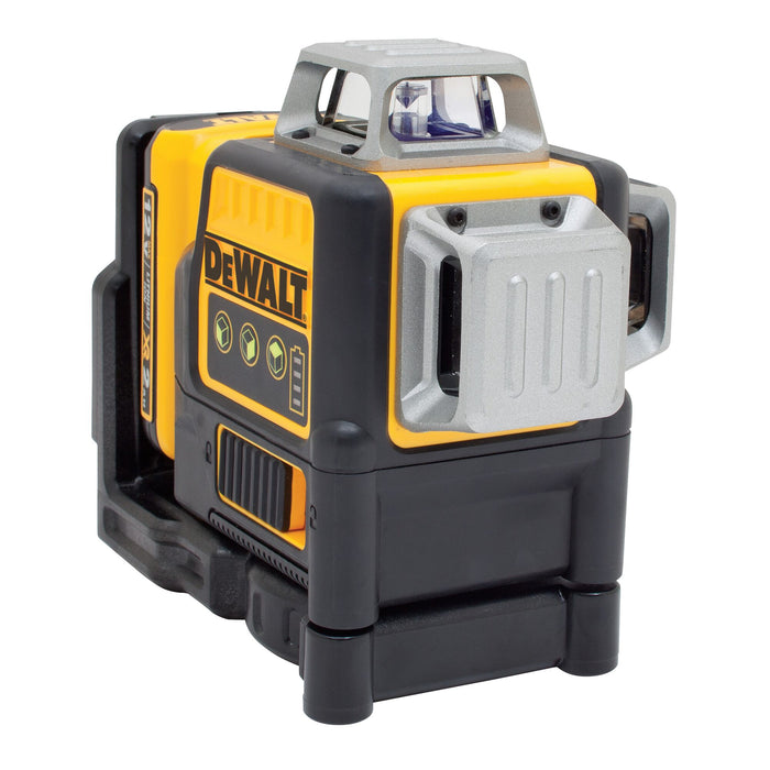 DeWALT Laser Level, 165 ft, +/-0.125 in Accuracy, Green Laser