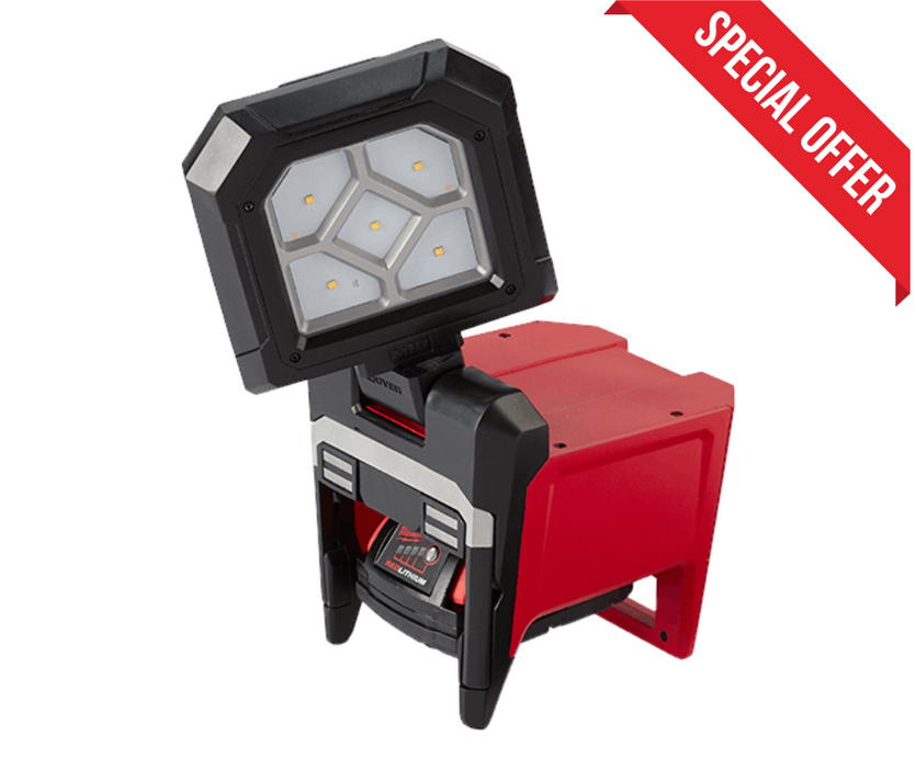 Milwaukee M18 18-Volt 1500 Lumens Lithium-Ion Cordless Rover LED Mounting Flood Light (Tool-Only)