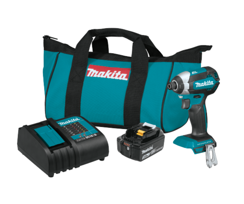 Makita 18V LXT® Lithium‑Ion Brushless Cordless Impact Driver Kit (3.0Ah)