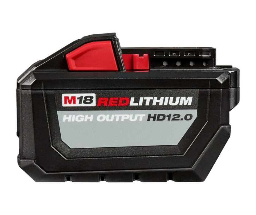 Milwaukee M18 REDLITHIUM 48-11-1812 Rechargeable Battery Pack, 18 V Battery, 12 Ah, 1-1/2 hr Charging