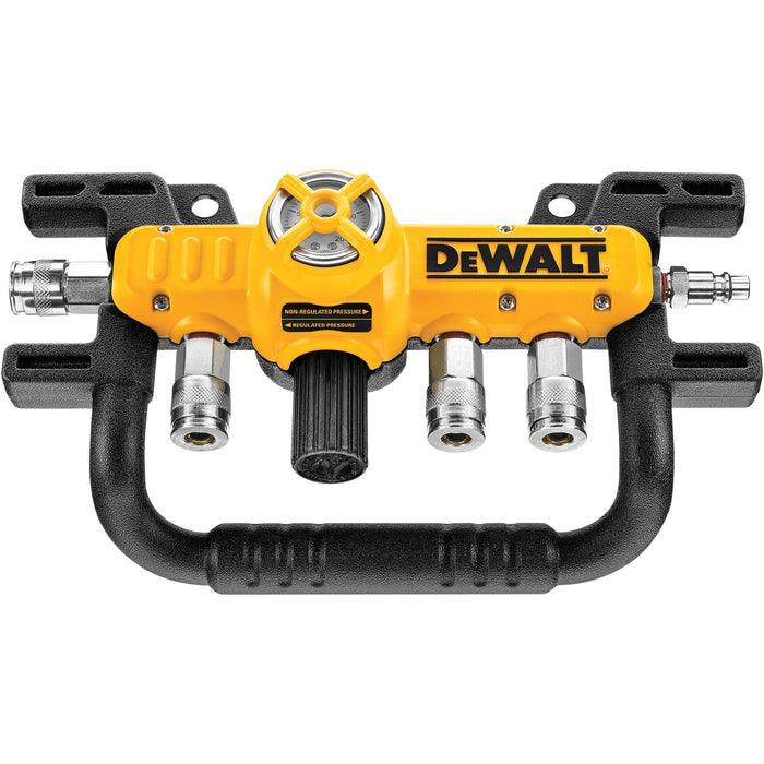 DEWALT Quadraport Air Line Splitter With Regulator