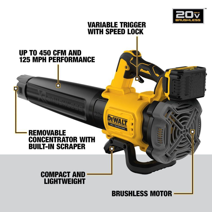 DEWALT 20V MAX* XR Brushless Handheld Blower