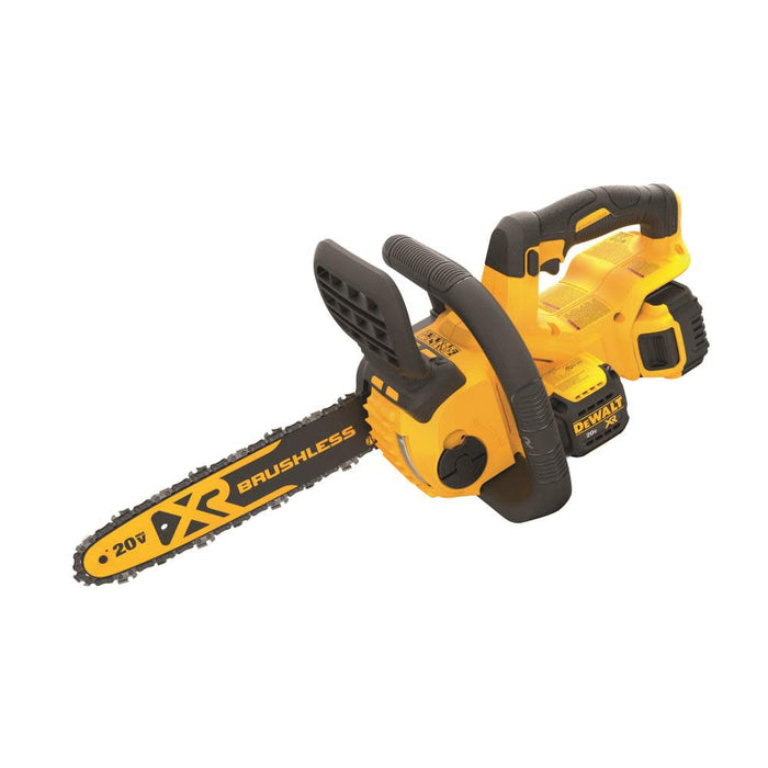 DEWALT 20V MAX* XR Cordless Chainsaw Kit, 5-Ah Battery, 12-Inch