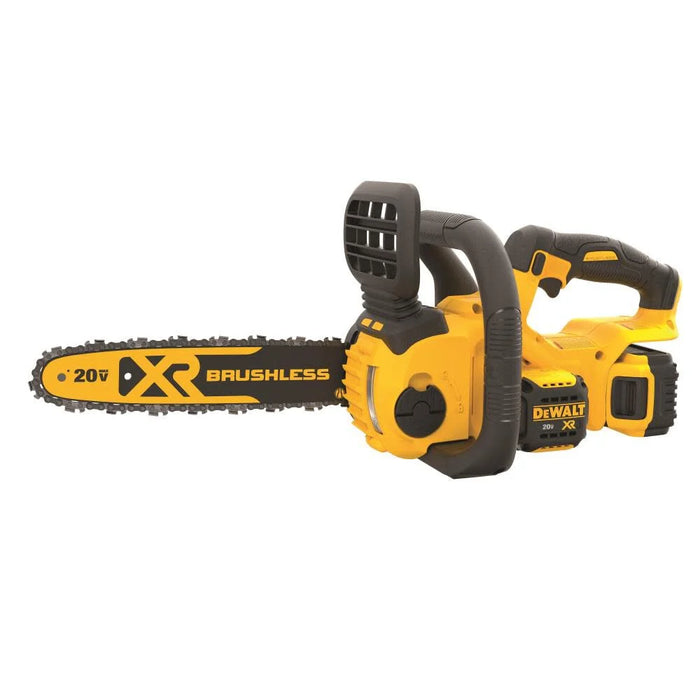 DEWALT 20V MAX* XR Cordless Chainsaw Kit, 5-Ah Battery, 12-Inch