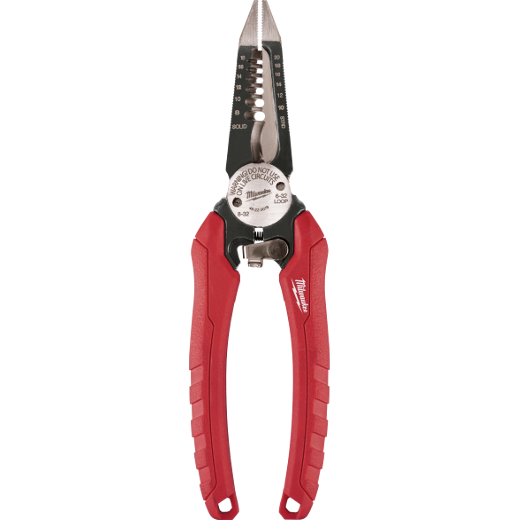 Milwaukee 7.75 in. Combination Electricians 6-in-1 Wire Strippers Pliers