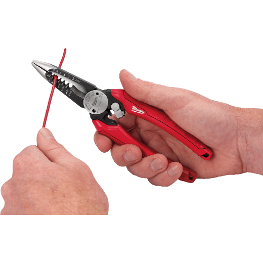 Milwaukee 7.75 in. Combination Electricians 6-in-1 Wire Strippers Pliers