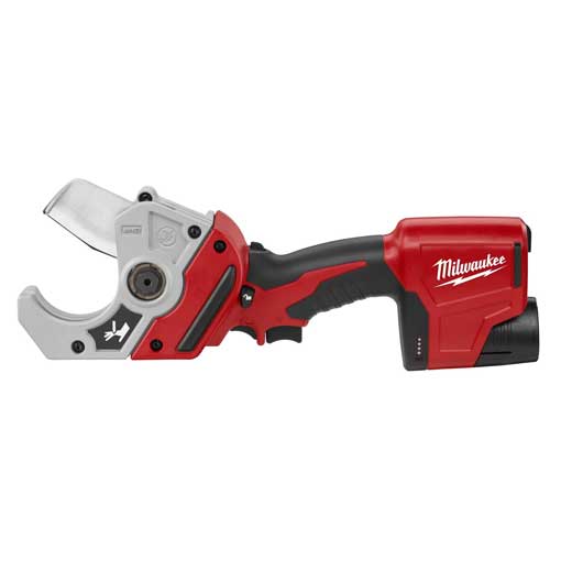 Milwaukee M12 12V Lithium-Ion Cordless PVC Shear Kit with One 1.5 Ah Battery, Charger and Hard Case