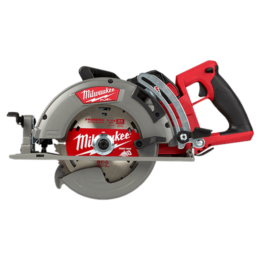 Milwaukee M18 FUEL 18V 7-1/4 in. Lithium-Ion Cordless Rear Handle Circular Saw Kit with 12.0 Ah Battery and Rapid Charger