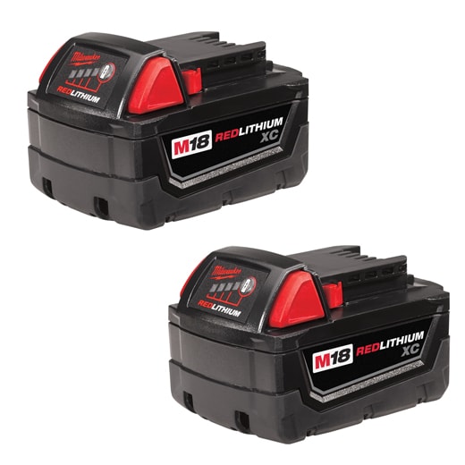 Milwaukee M18 18-Volt Lithium-Ion XC Extended Capacity Battery Pack 3.0Ah (2-Pack)