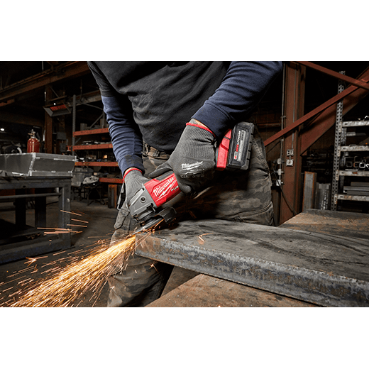 Milwaukee M18 FUEL 18V Lithium-Ion Brushless Cordless 4-1/2 in./5 in. Grinder with Slide Switch (Tool-Only)