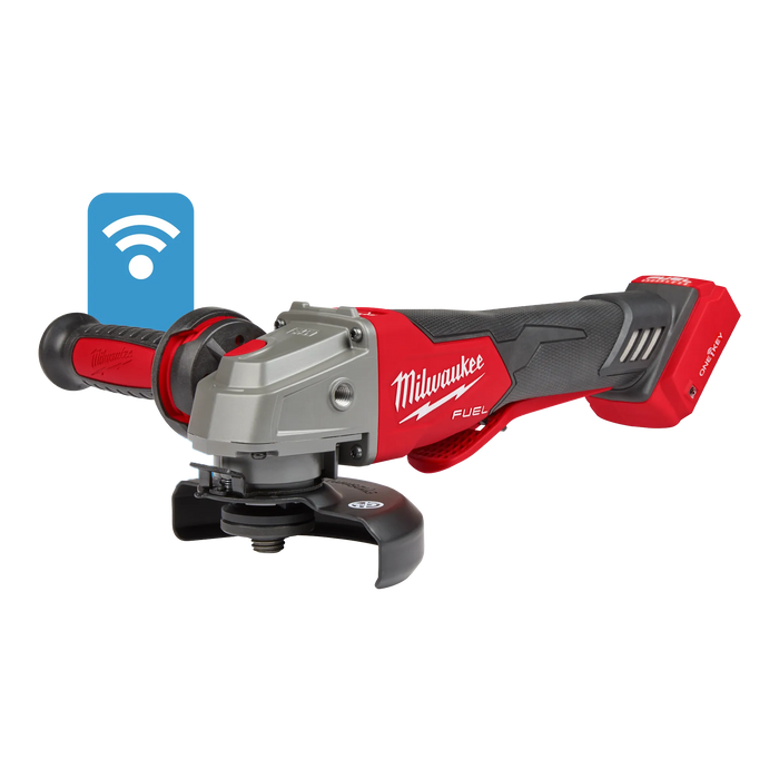 Milwaukee M18 FUEL 18V Lithium-Ion Brushless Cordless 4-1/2 in./5 in. Braking Grinder With Paddle Switch (Tool-Only)