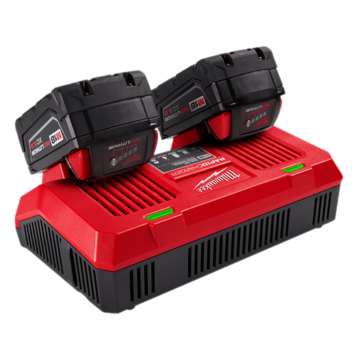 Milwaukee M18 18-Volt Lithium-Ion Dual Bay Rapid Battery Charger