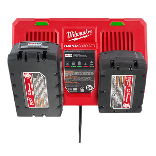 Milwaukee M18 18-Volt Lithium-Ion Dual Bay Rapid Battery Charger