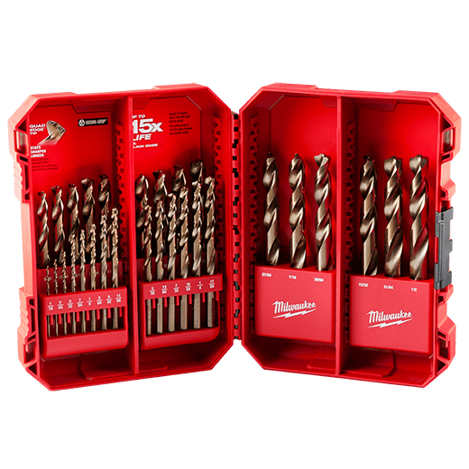 Milwaukee Cobalt Red Helix Drill Bit Set for Drill Drivers (29-Piece)