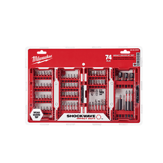 Milwaukee SHOCKWAVE Impact Duty Alloy Steel Screw Driver Bit Set (74-Piece)