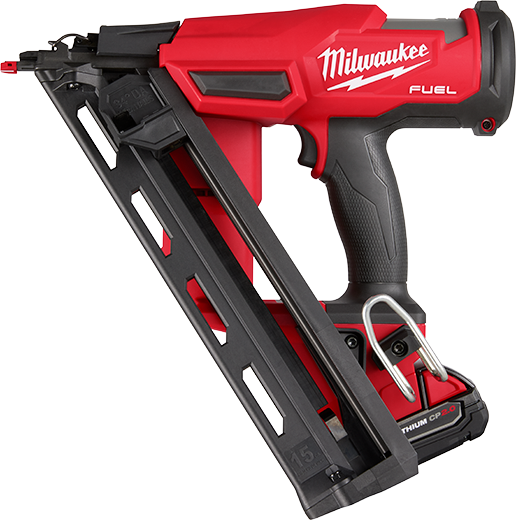 Milwaukee M18 FUEL 18-Volt Lithium-Ion Brushless Cordless Gen II 15-Gauge Angled Finish Nailer Kit with 2.0Ah Battery and Charger